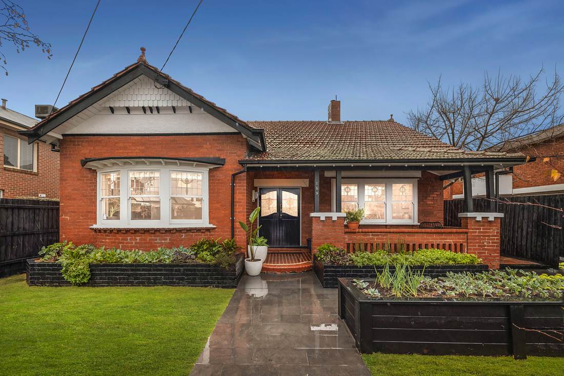 Kent House — the restored Edwardian facade behind a productive front garden